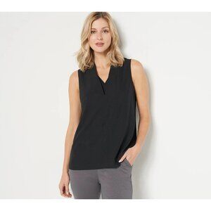Studio Studio Park x Jayne Park x Jayne Brown Double Woven Top Black 2X A517298
